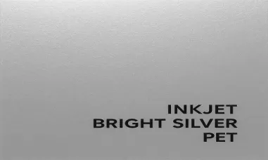 Inkjet Bright Silver PET — Premium Metallic-Effect Labeling για επωνυμία υψηλής απήχησης